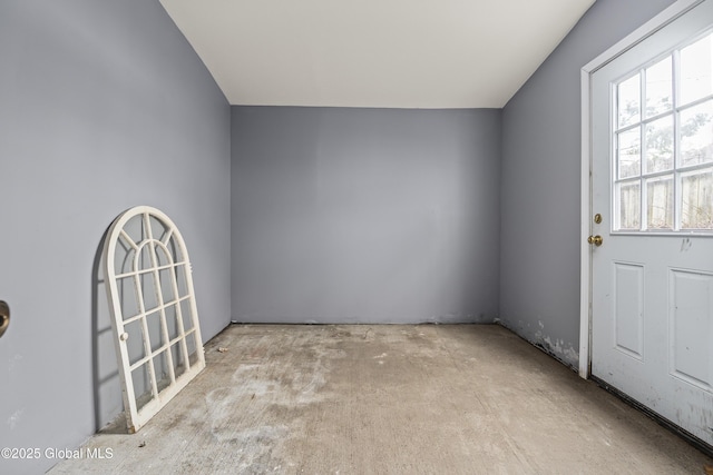 interior space featuring a wealth of natural light
