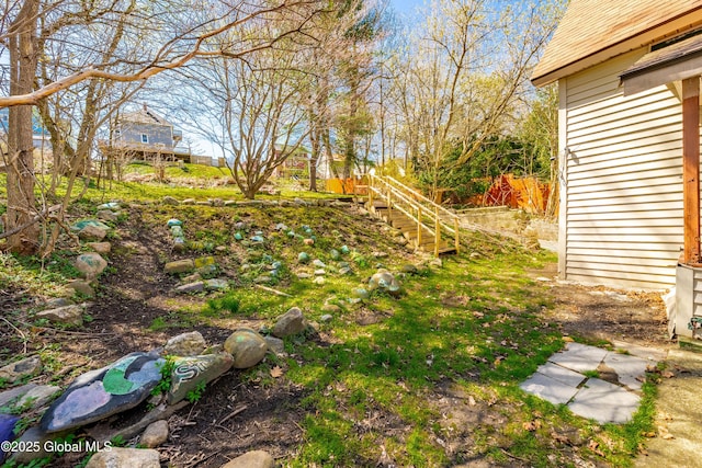 view of yard