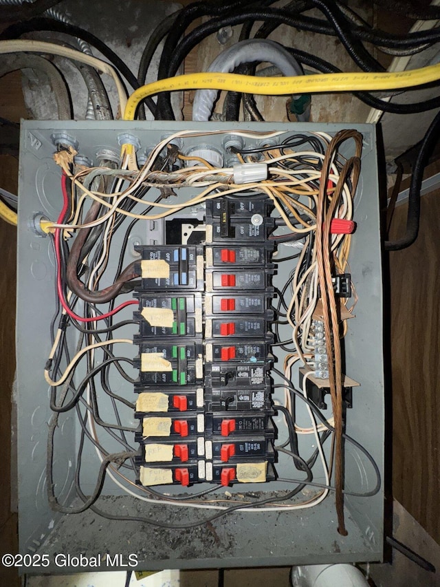 utility room with electric panel