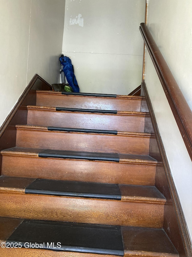 view of staircase