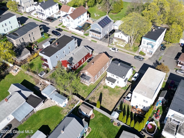 birds eye view of property featuring a residential view