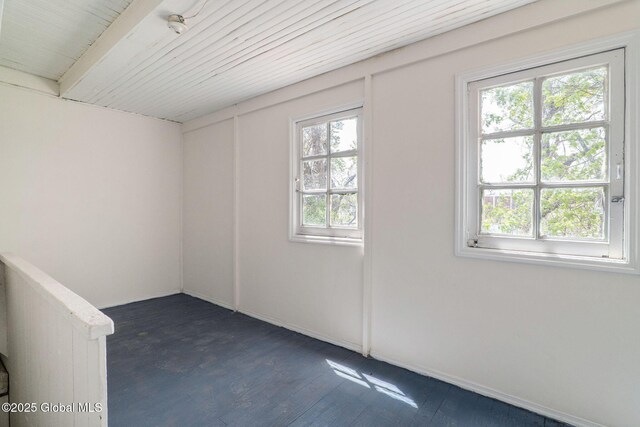5 Barney St, Schenectady, NY 12307 - spare room featuring dark wood-style flooring