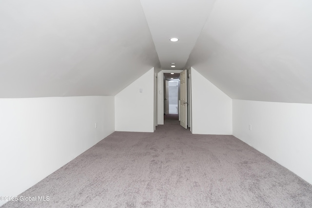 1538 Nott St, Schenectady, NY 12308 - bonus room with carpet floors, lofted ceiling, and recessed lighting
