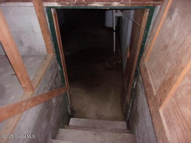 view of stairs