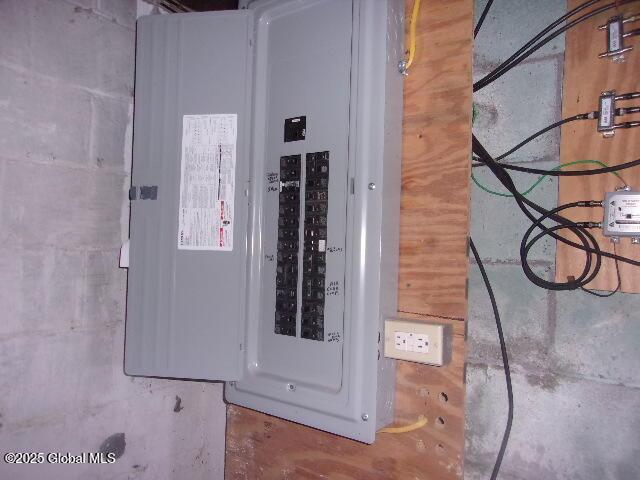 utilities with electric panel