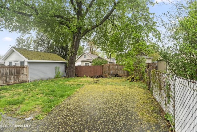 view of yard