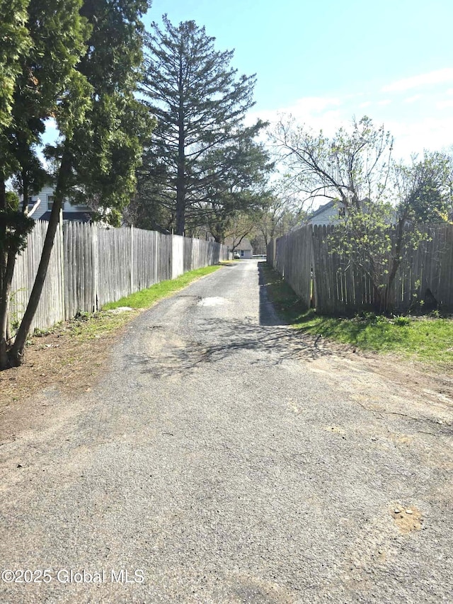 view of road