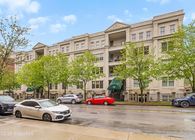73 Railroad Pl Unit 403-404, Saratoga Springs, Inside, NY 12866 - view of apartment building / complex