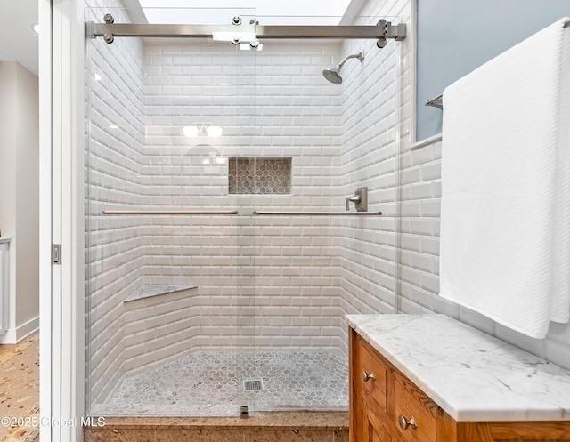 73 Railroad Pl Unit 403-404, Saratoga Springs, Inside, NY 12866 - bathroom featuring a shower stall