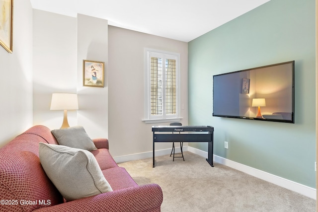 73 Railroad Pl Unit 403-404, Saratoga Springs, Inside, NY 12866 - sitting room featuring carpet and baseboards