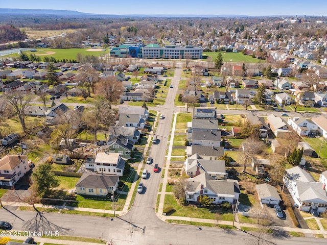 drone / aerial view featuring a residential view