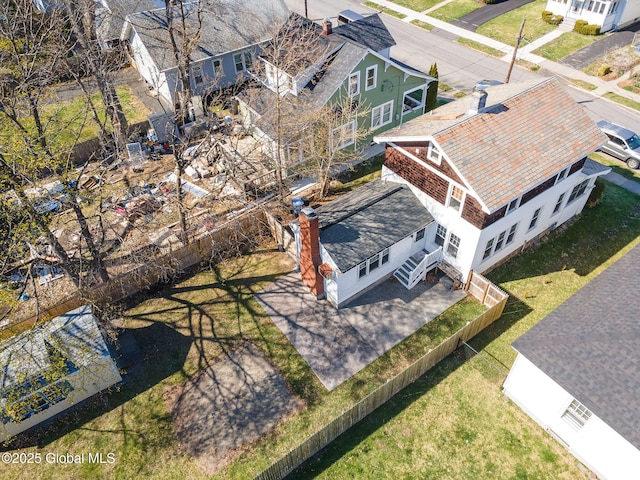 bird's eye view featuring a residential view
