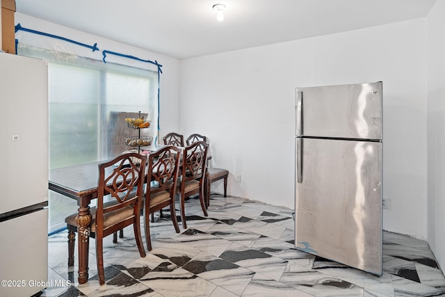 view of dining space