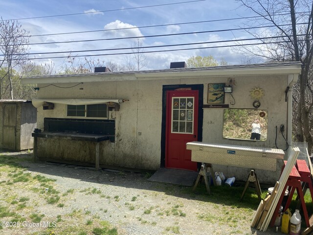 18751 State Route 22, Petersburgh, NY 12138 - rear view of house with stucco siding