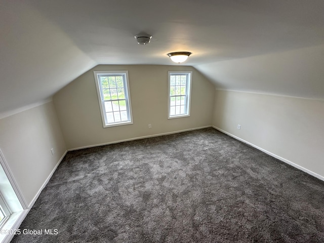 1108 State Route 295, Chatham, NY 12060 - bonus room featuring vaulted ceiling, dark colored carpet, and baseboards