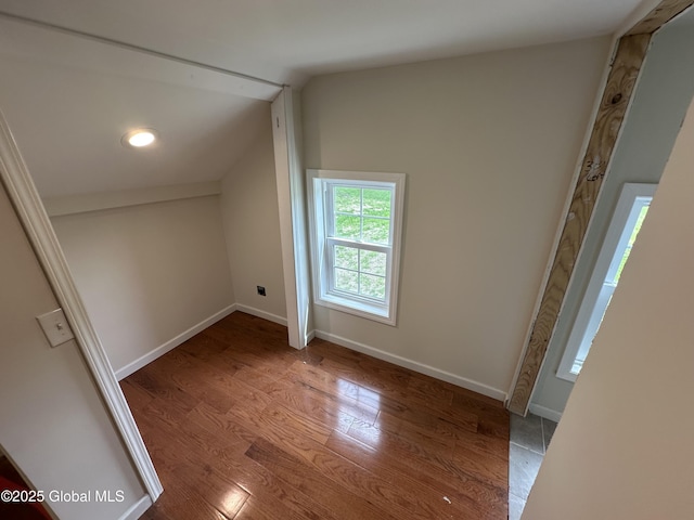 1108 State Route 295, Chatham, NY 12060 - additional living space with lofted ceiling, wood finished floors, and baseboards
