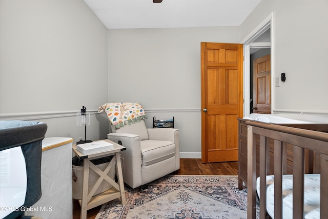 175 Library Ave, Warrensburg, NY 12885 - bedroom with wood finished floors and baseboards