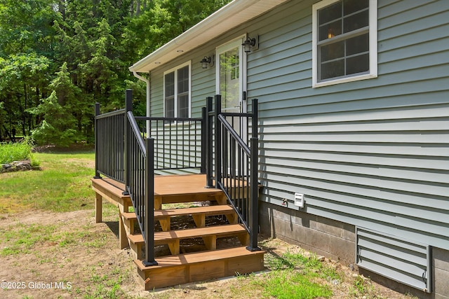 175 Library Ave, Warrensburg, NY 12885 - view of wooden deck