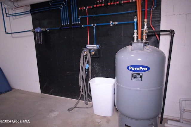 view of utility room