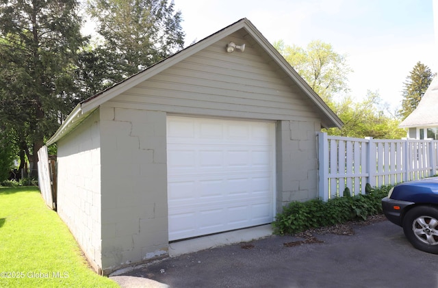 701 Engleman Ave, Glenville, NY 12302 - detached garage featuring fence