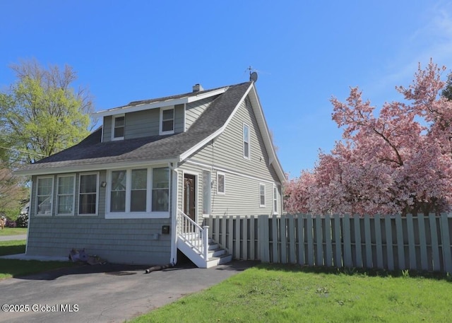 701 Engleman Ave, Glenville, NY 12302 - view of front of house with a shingled roof and a chimney