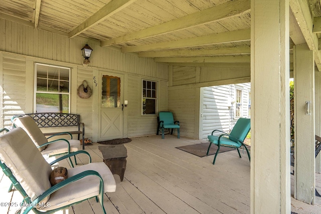 view of deck
