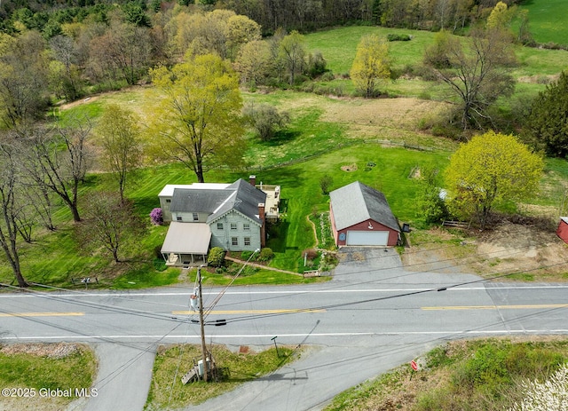 drone / aerial view