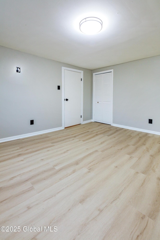 37 Nelson Ave, Rensselaer, NY 12144 - spare room with light wood-style floors and baseboards