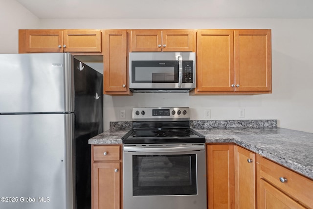 kitchen featuring appliances with stainless steel finishes