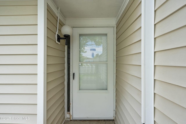 view of entrance to property