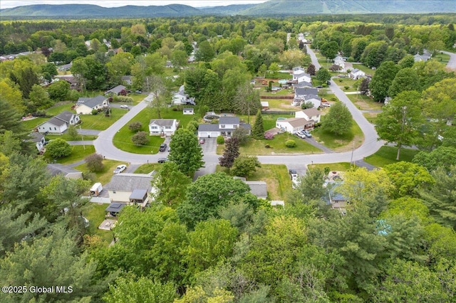 23 Hilton Dr, Moreau, NY 12803 - aerial view of property's location with a mountain backdrop and nearby suburban area