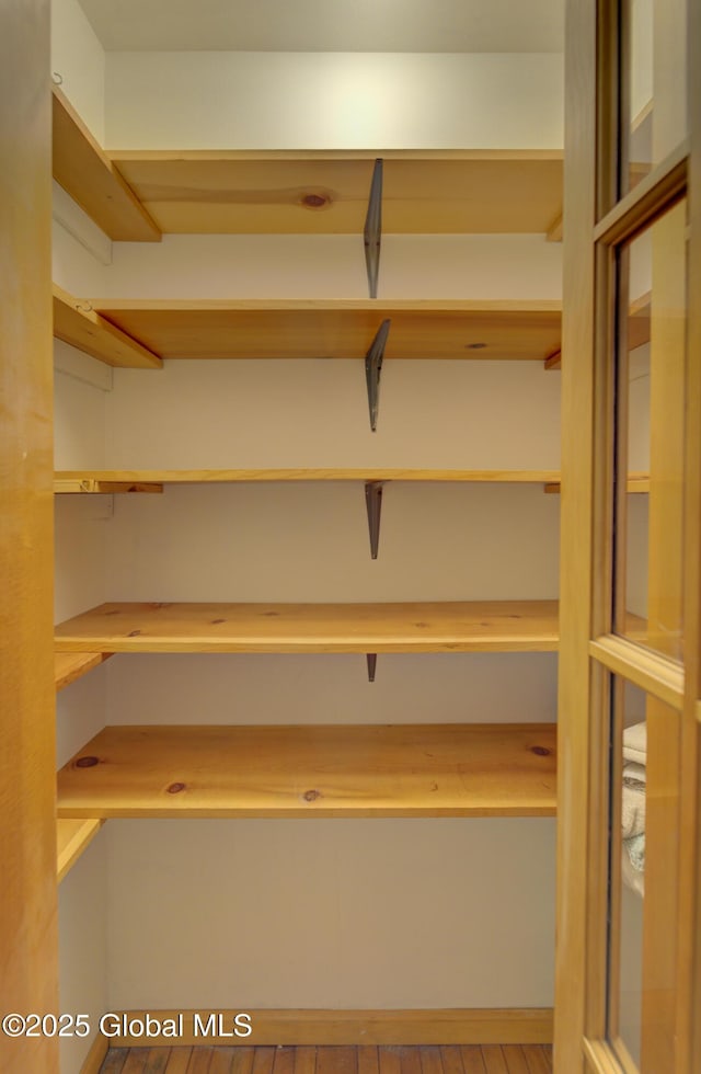 view of pantry