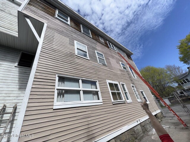 6 Spring St, Johnstown, NY 12095 - view of side of property with fence