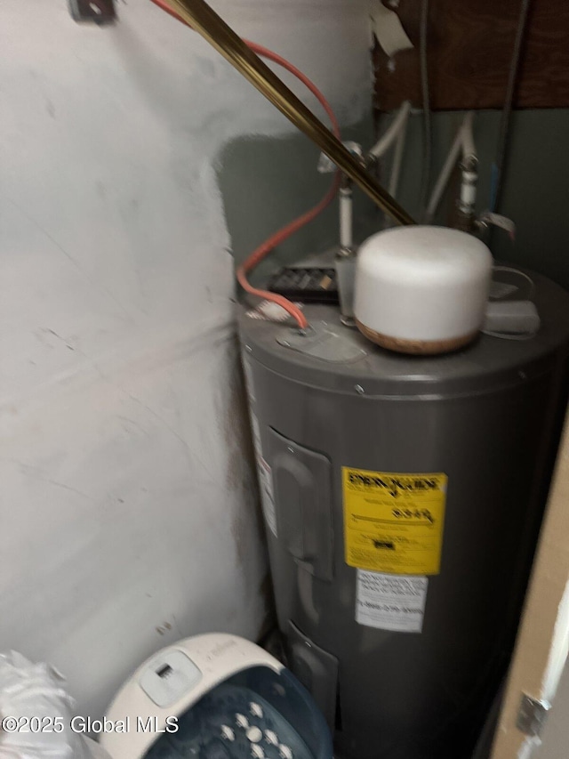 6 Spring St, Johnstown, NY 12095 - utility room featuring water heater