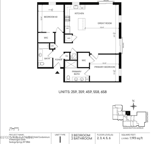 19 Washington St Unit 359I, Saratoga Springs, Inside, NY 12866 - property floor plan
