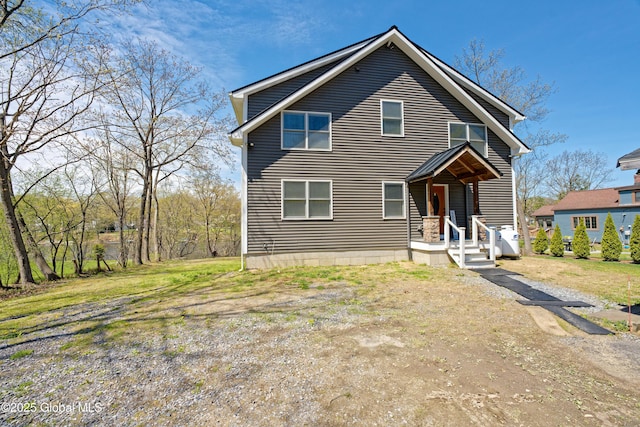 view of front of home
