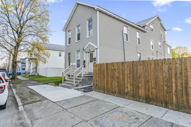 100 3rd St, Waterford, NY 12188 - view of front of property featuring fence