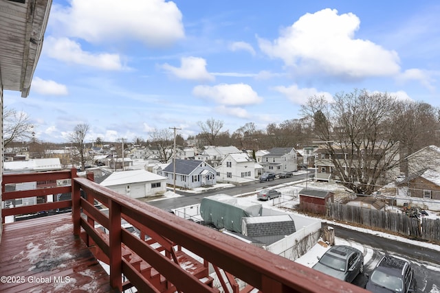 100 3rd St, Waterford, NY 12188 - balcony featuring a residential view