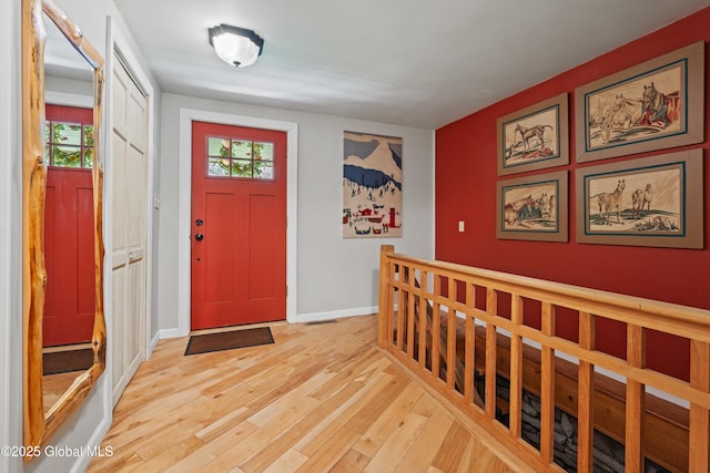 3550 Boyhaven Rd, Middle Grove, NY 12850 - entrance foyer featuring baseboards and light wood-type flooring