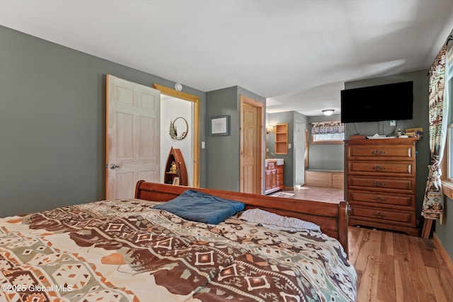 3550 Boyhaven Rd, Middle Grove, NY 12850 - bedroom with light wood finished floors