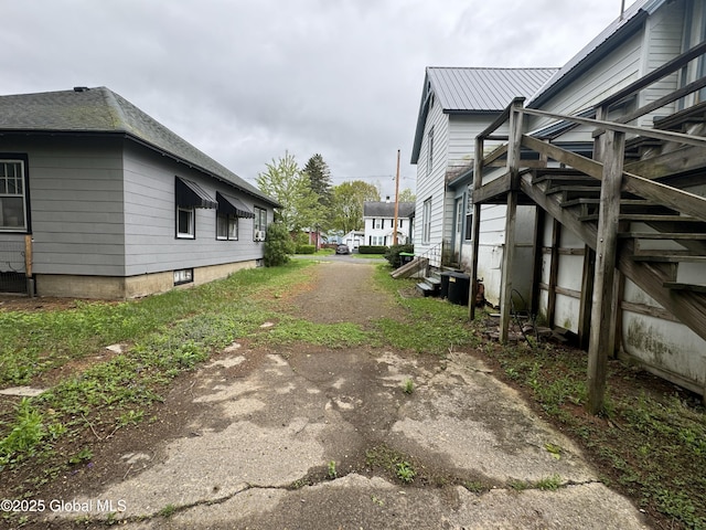 6 Cline St, Dolgeville, NY 13329 - view of side of home with stairway