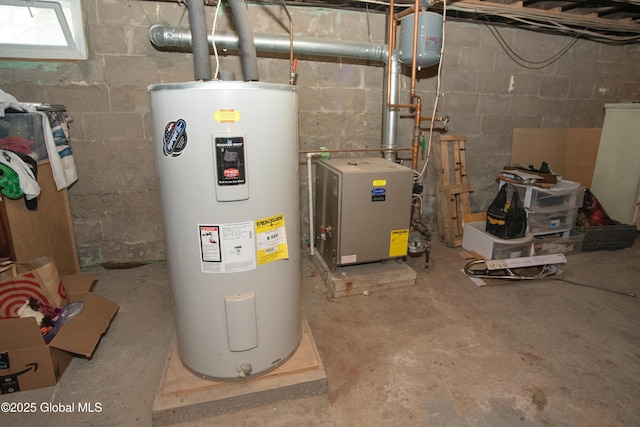 975 Riverview Rd, Schenectady, NY 12309 - utilities with water heater and a heating unit