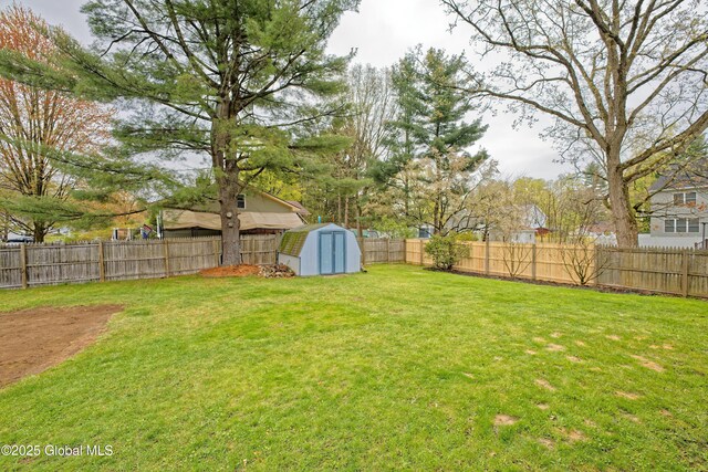 20 Limerick Ln, Ballston Spa, NY 12020 - view of yard featuring a storage unit and an outbuilding