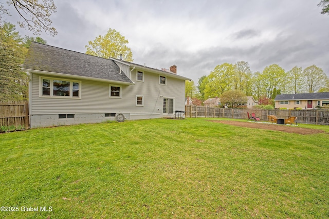 20 Limerick Ln, Ballston Spa, NY 12020 - back of house featuring a chimney and roof with shingles