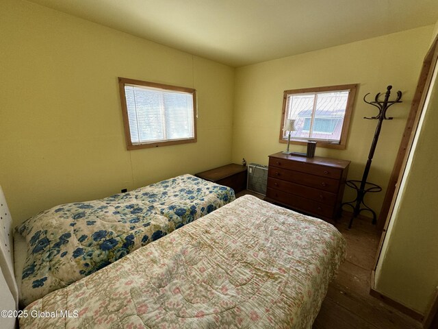 113 Forest Ave, Caroga, NY 12032 - bedroom with wood finished floors