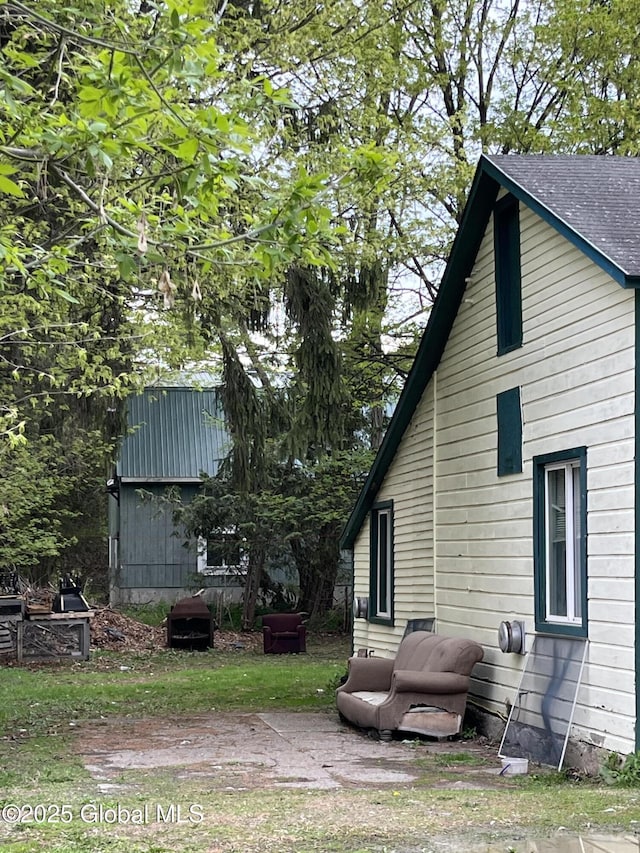 view of side of property