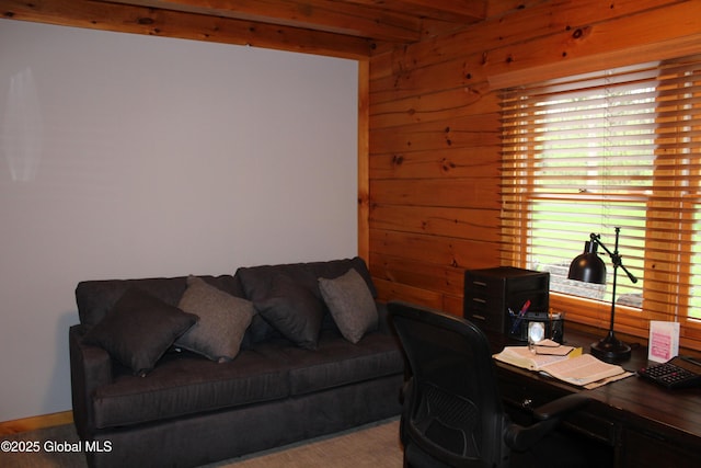 127 Fording Rd, Esperance, NY 12066 - office featuring wood walls