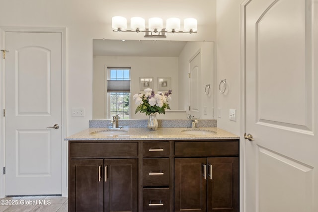 3 Riverside Ct, Stillwater, NY 12170 - full bath with tile patterned floors, double vanity, and a sink