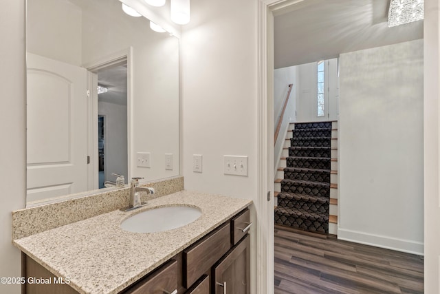 3 Riverside Ct, Stillwater, NY 12170 - bathroom with vanity and wood finished floors