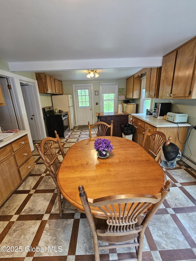 view of dining space